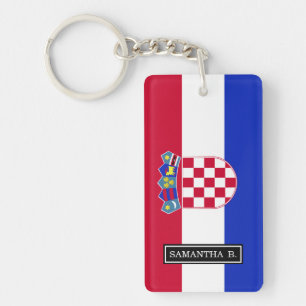 Croatia Flag Keychain