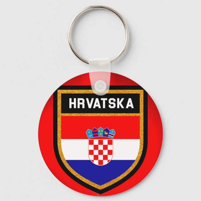 Croatia Flag Keychain (Front)