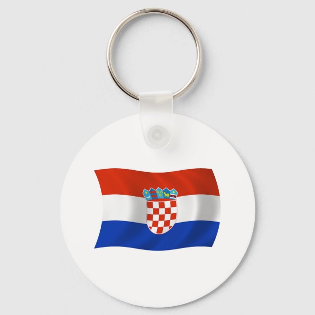 Croatia Flag Keychain (Front)