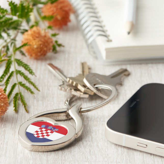 Croatia flag keychain (Side)