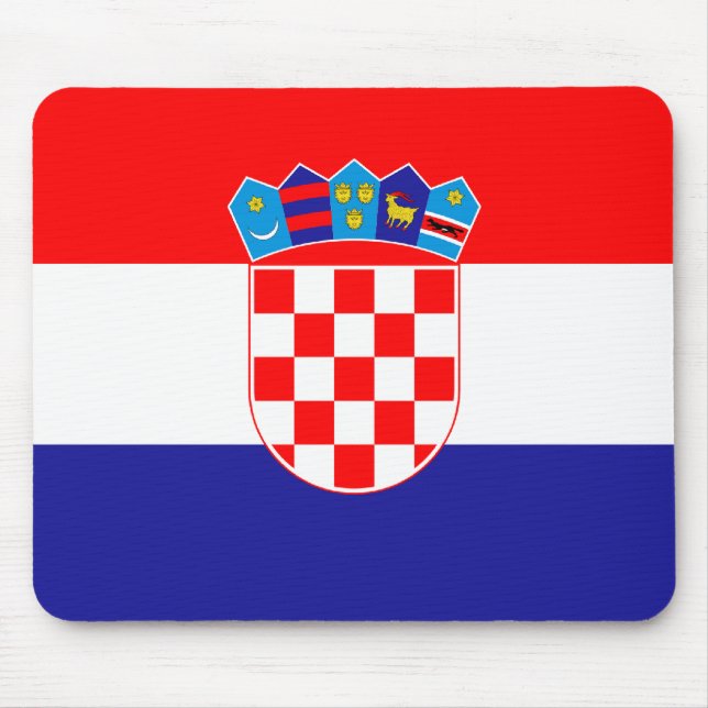 Croatia Flag Mouse Pad (Front)