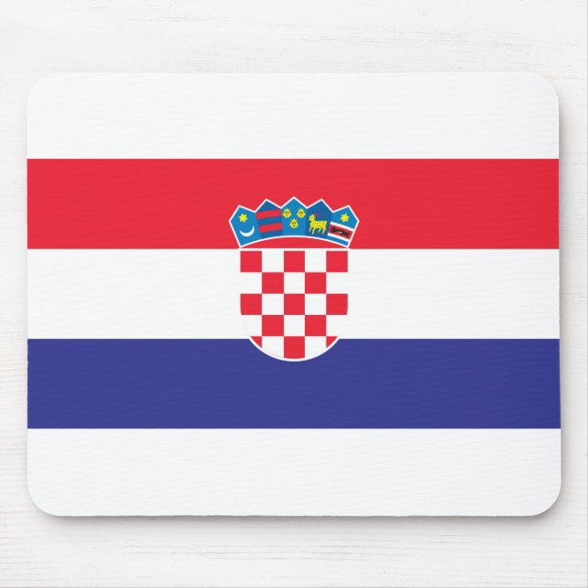 Croatia Flag Mouse Pad (Front)