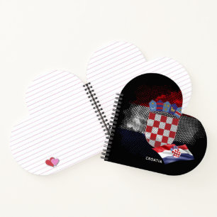 Croatia flag notebook
