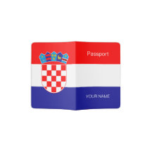 Croatia Flag Passport Holder