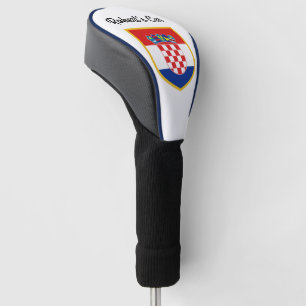 Croatia Flag Personalized Golf Head Cover