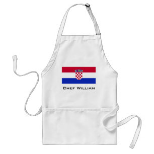 Croatia Flag Standard Apron