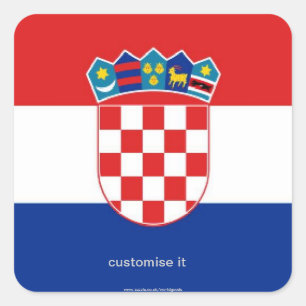 Croatia flag sticker