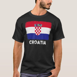 Croatia Flag Support Croatian People Women Men T-Shirt