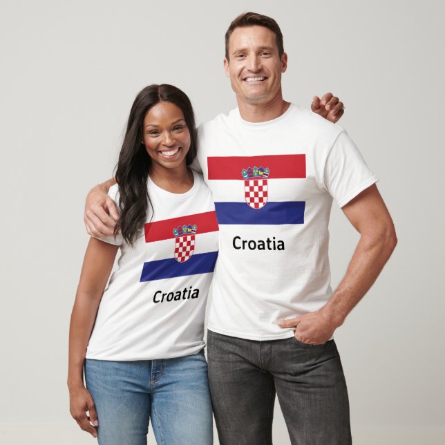 Croatia Flag T-Shirt (Unisex)