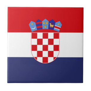 Croatia flag tile