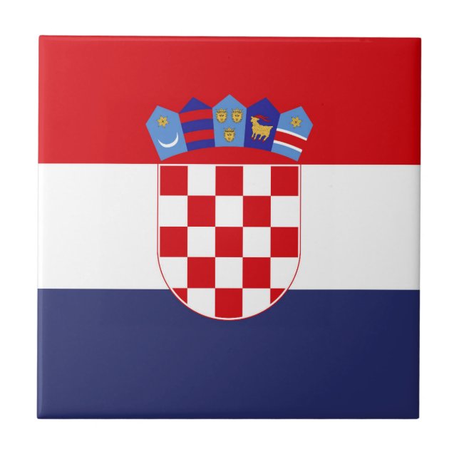 Croatia flag tile (Front)