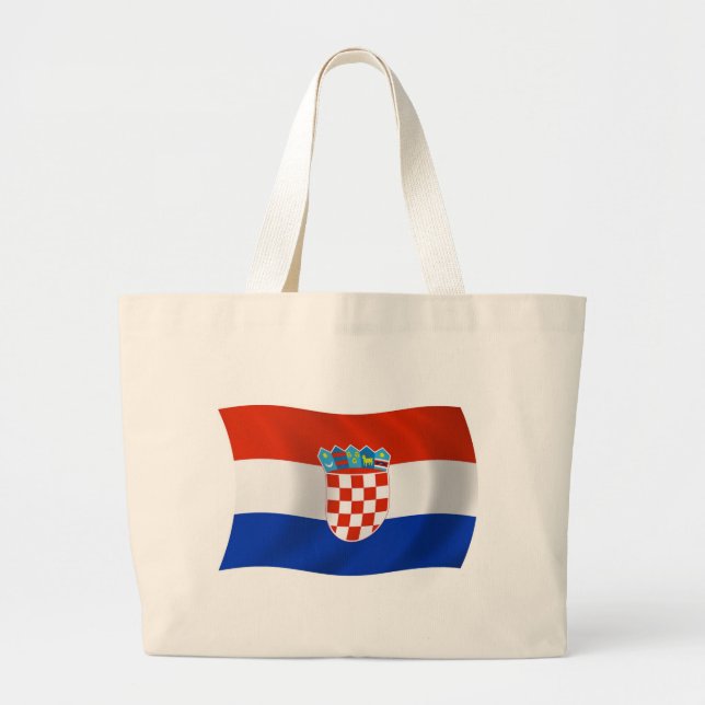 Croatia Flag Tote Bag (Front)