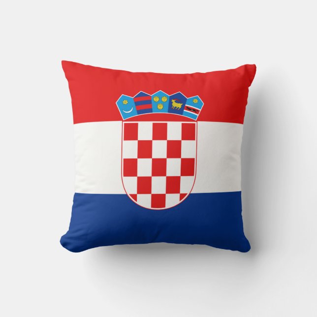 Croatia Flag x Flag Pillow (Front)