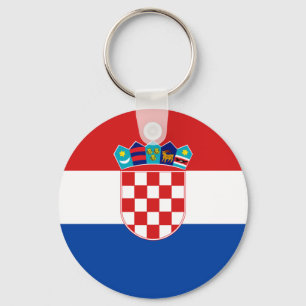 Croatia High quality Flag Keychain
