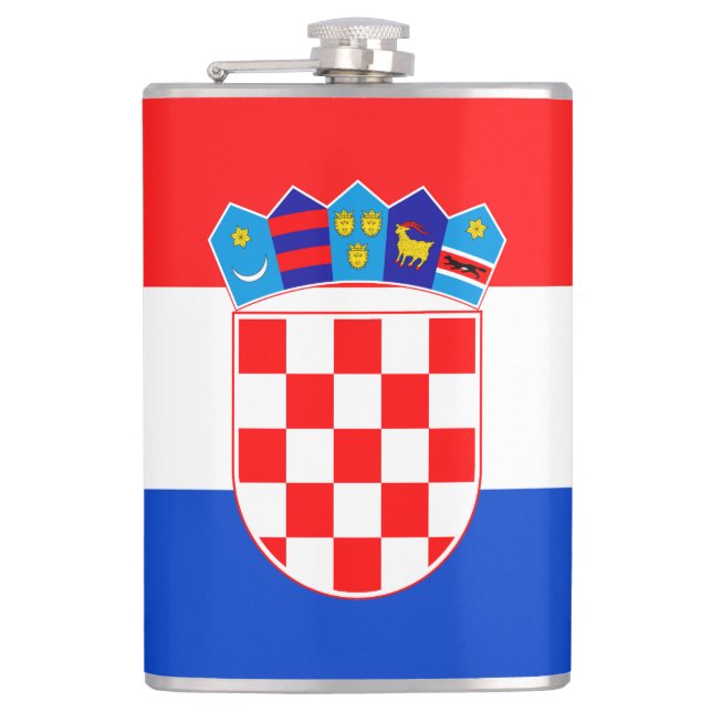 Croatia Hip Flask (Front)