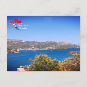 Croatia   Hrvatska   Adriatic Sea   Marina Postcard