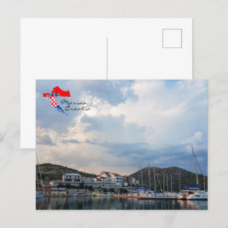 Croatia | Hrvatska | Adriatic Sea | Marina Postcard
