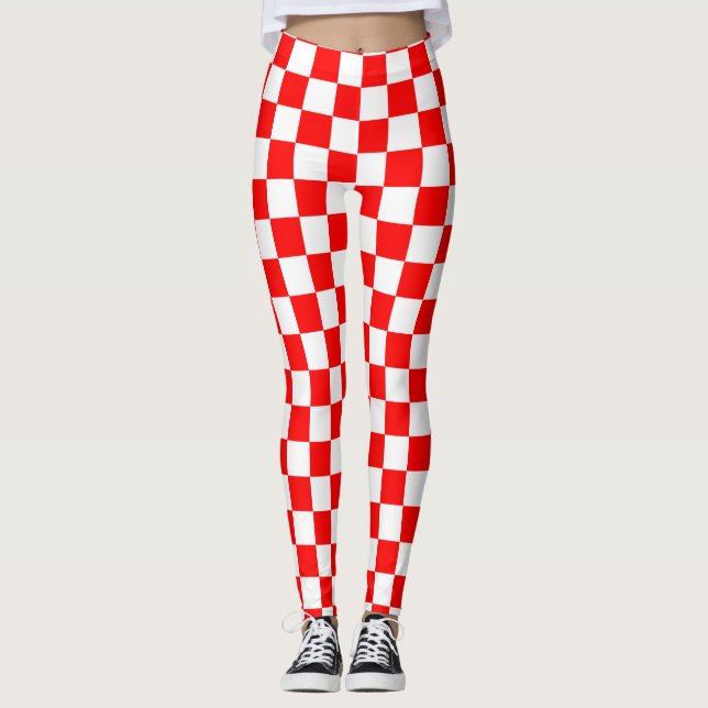 Croatia | Hrvatska | Chequered  Leggings (Front)