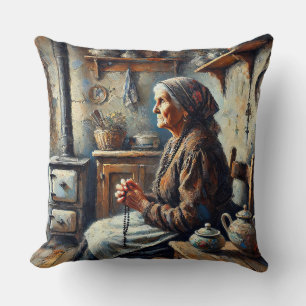 Croatia Hrvatska Kroatien Hrv Zagreb Split Flag Throw Pillow