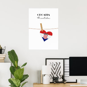 Croatia Hrvatska Poster
