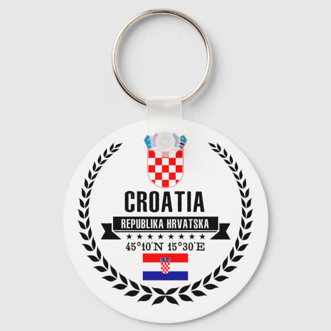 Croatia Keychain (Front)