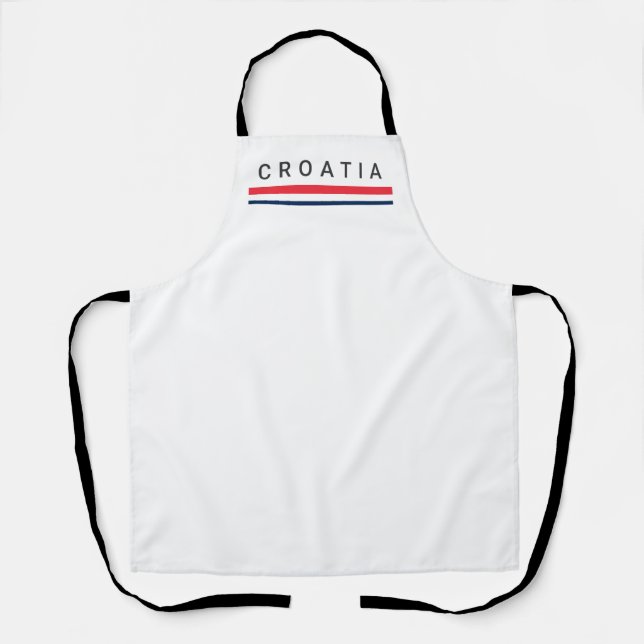 Croatia Lines Apron (Front)