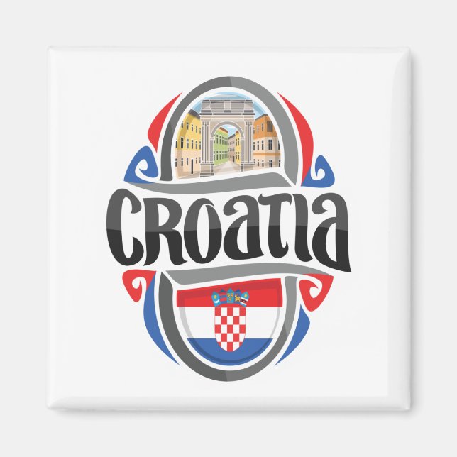Croatia Magnet (Front)