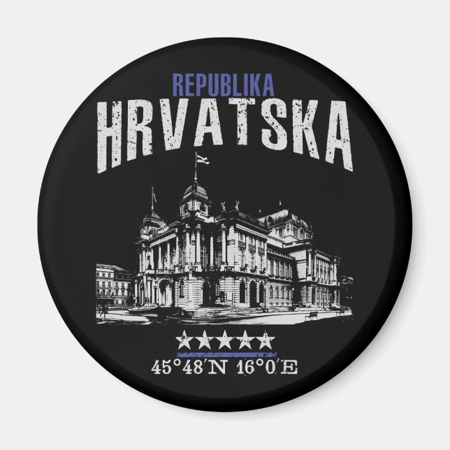 Croatia Magnet (Front)