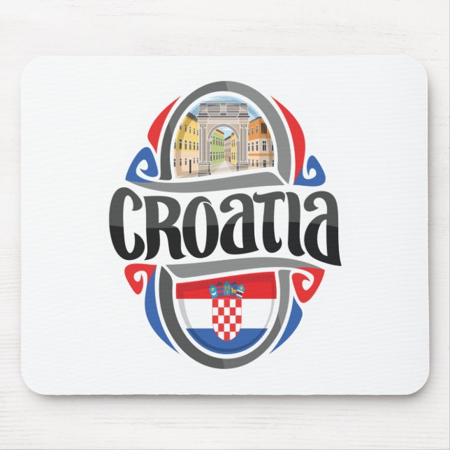 Croatia Mouse Pad (Front)