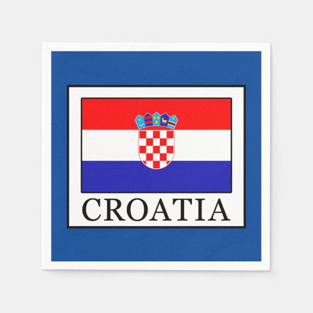 Croatia Napkin (Front)