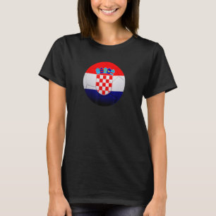 Croatia National Soccer Team Football Fan Flag Cro T-Shirt