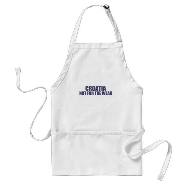 Croatia-Not for the Weak Standard Apron (Front)