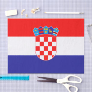 Croatia paper tissue, Croatian Flag tissue paper