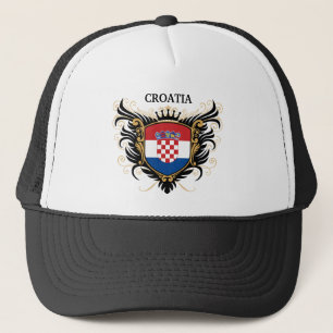 Croatia [personalize] trucker hat