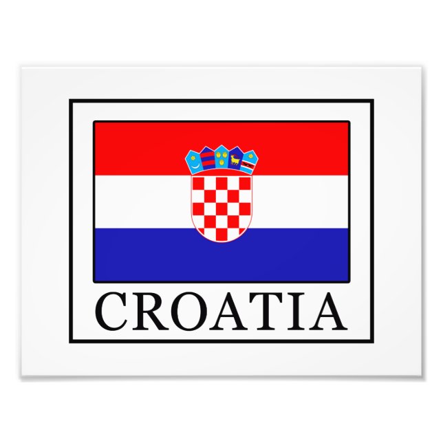 Croatia Photo Print (Front)