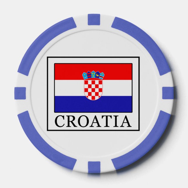 Croatia Poker Chips (Front)