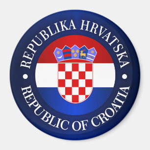 Croatia (rd) magnet