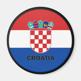 Croatia Roundel quality Flag Magnet