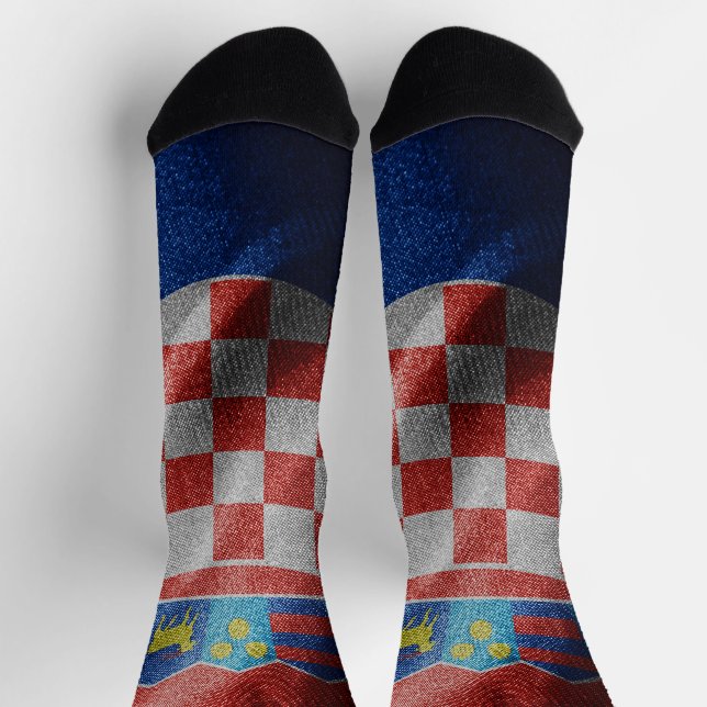 Croatia silk flag socks (Top)