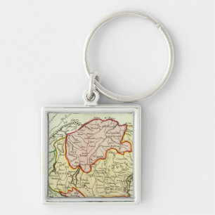 Croatia, Slovenia, Italy Keychain