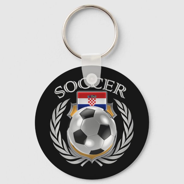 Croatia Soccer 2016 Fan Gear Keychain (Front)
