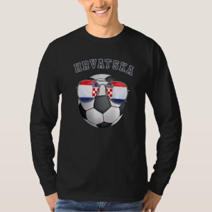 Croatia Soccer Fan Sunglass Football Croatian T-Shirt