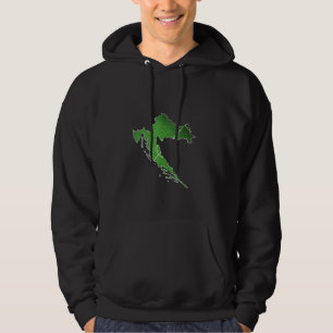 Croatia Soccer Football Court Hoodie