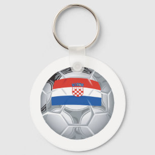 Croatia Soccer Keychain