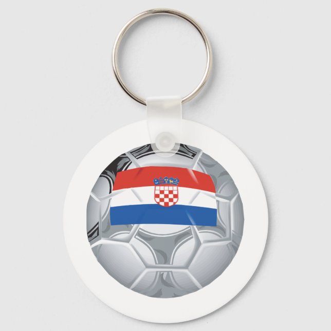 Croatia Soccer Keychain (Front)