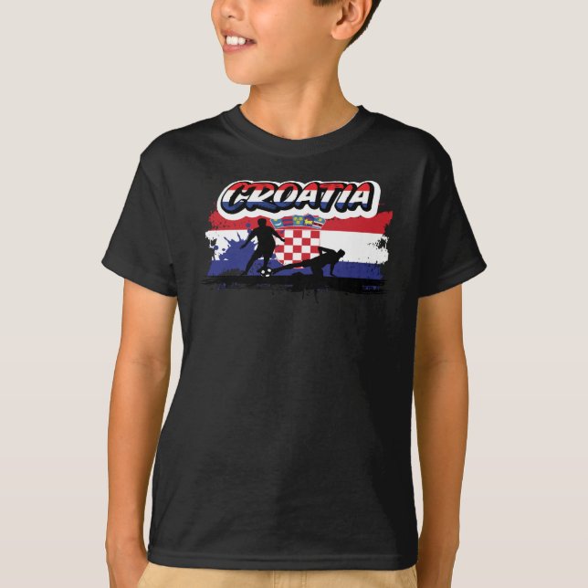 Croatia Soccer Players for Croatia Soccer Fans T-Shirt (Front)