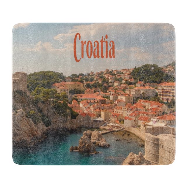Croatia Southeast Europe Zagreb Cutting Board (Front)