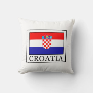 Croatia Throw Pillow