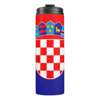 Croatia Travel Mug, patriotic Croatian Flag