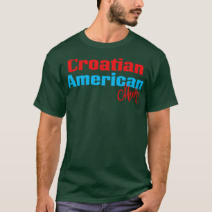 Croatian American Mom 2 T-Shirt